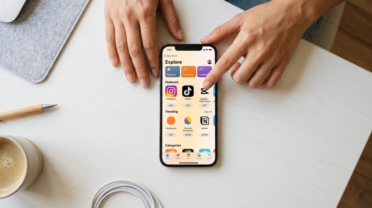Tienda de aplicaciones para smartphone