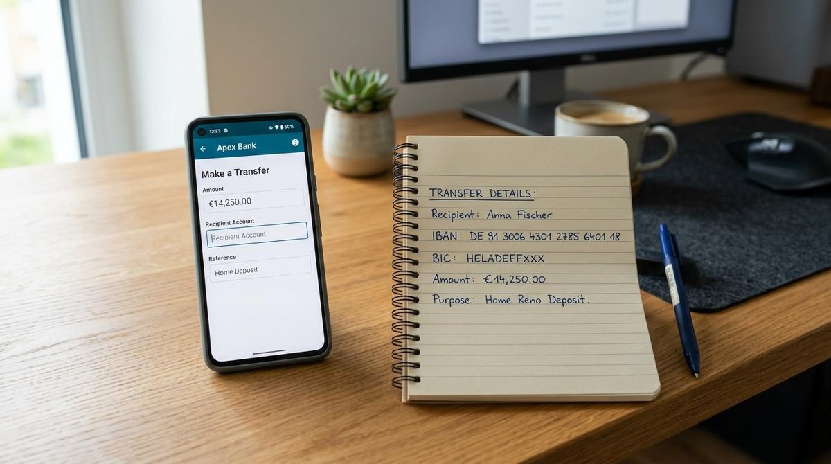 Persona revisando los requisitos necesarios para obtener o usar una CLABE interbancaria en una plataforma financiera.