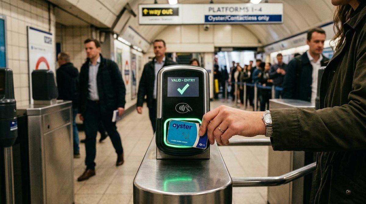 Persona que usa la tarjeta Mi Metro CDMX.